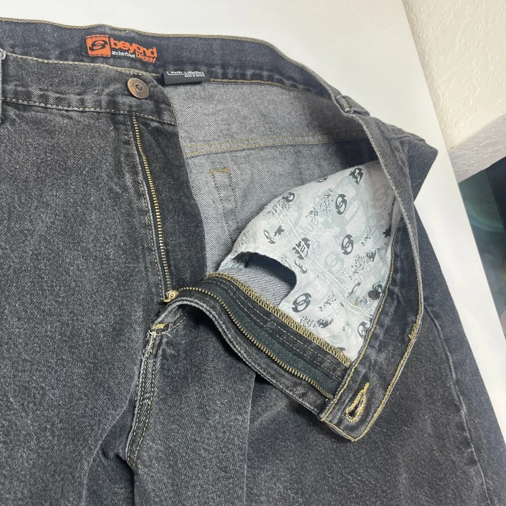 Vintage Anchor Blue Beyond Baggy Jeans Mens 40x30 
